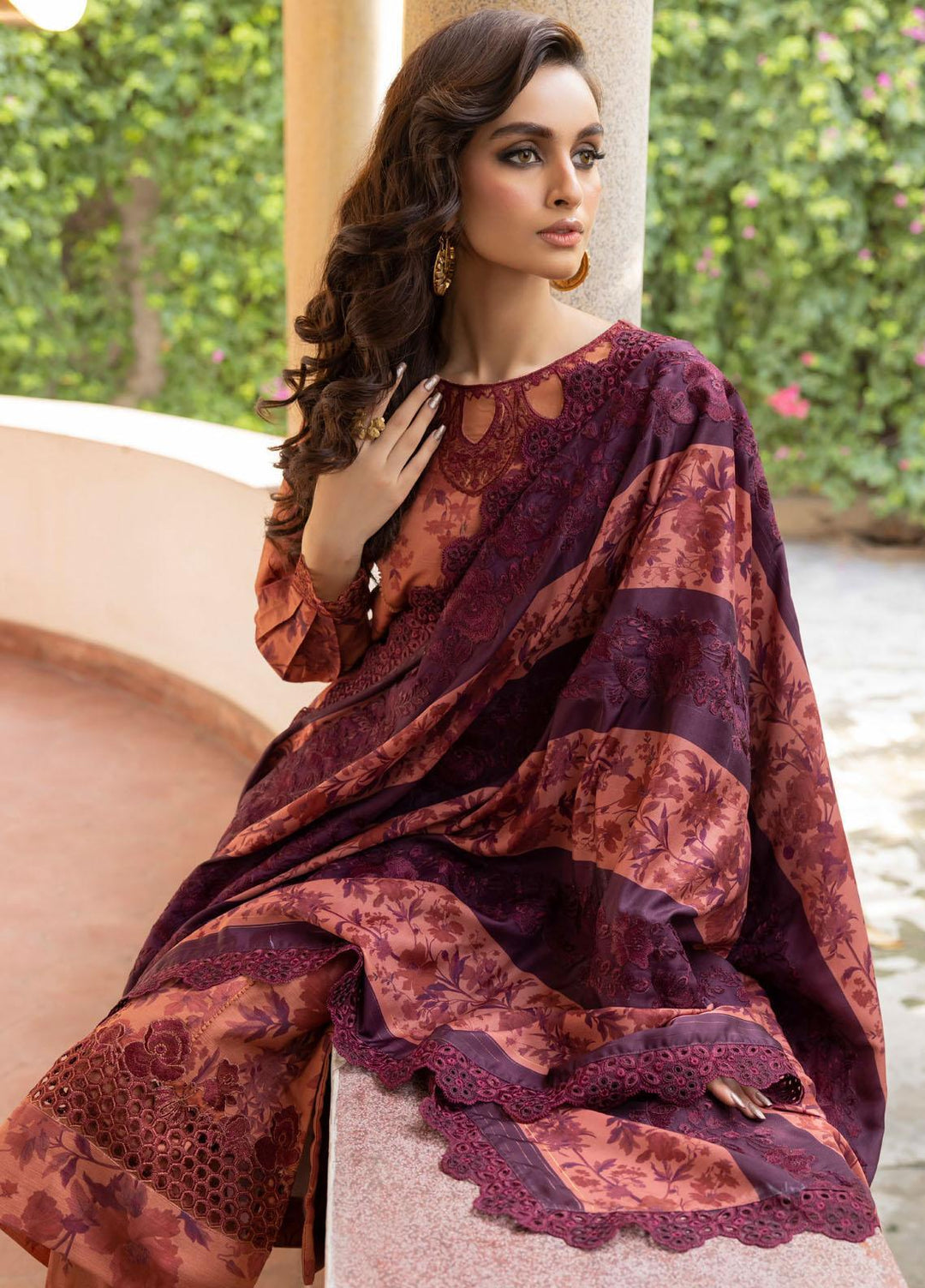 Jahanara By Iznik Embroidered Slub Suits Unstitched 3 Piece IZ23J IJK 09 Nasim - Winter Collection