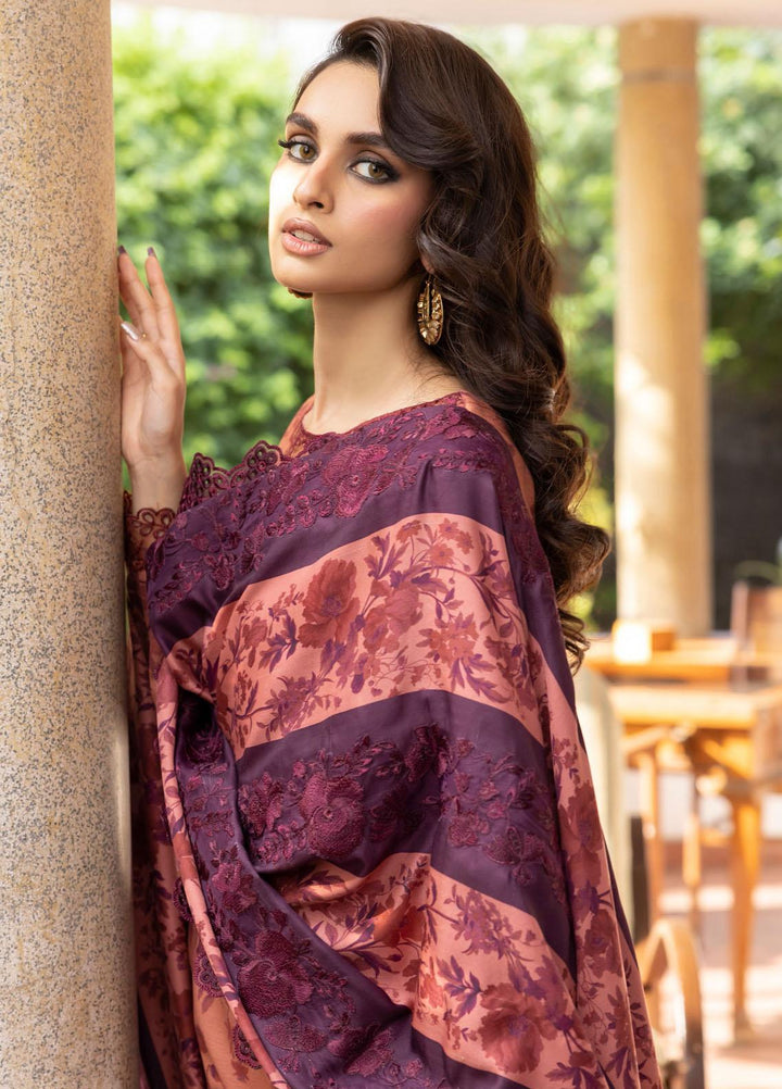 Jahanara By Iznik Embroidered Slub Suits Unstitched 3 Piece IZ23J IJK 09 Nasim - Winter Collection