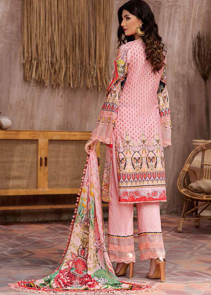 Jahanara Embroidered Lawn Suits Unstitched 3 Piece JN21L 02 - Summer Collection