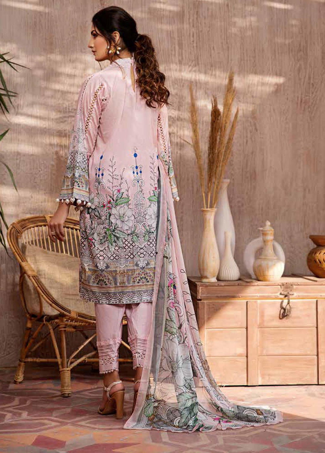 Jahanara Embroidered Lawn Suits Unstitched 3 Piece JN21L 04 - Summer Collection