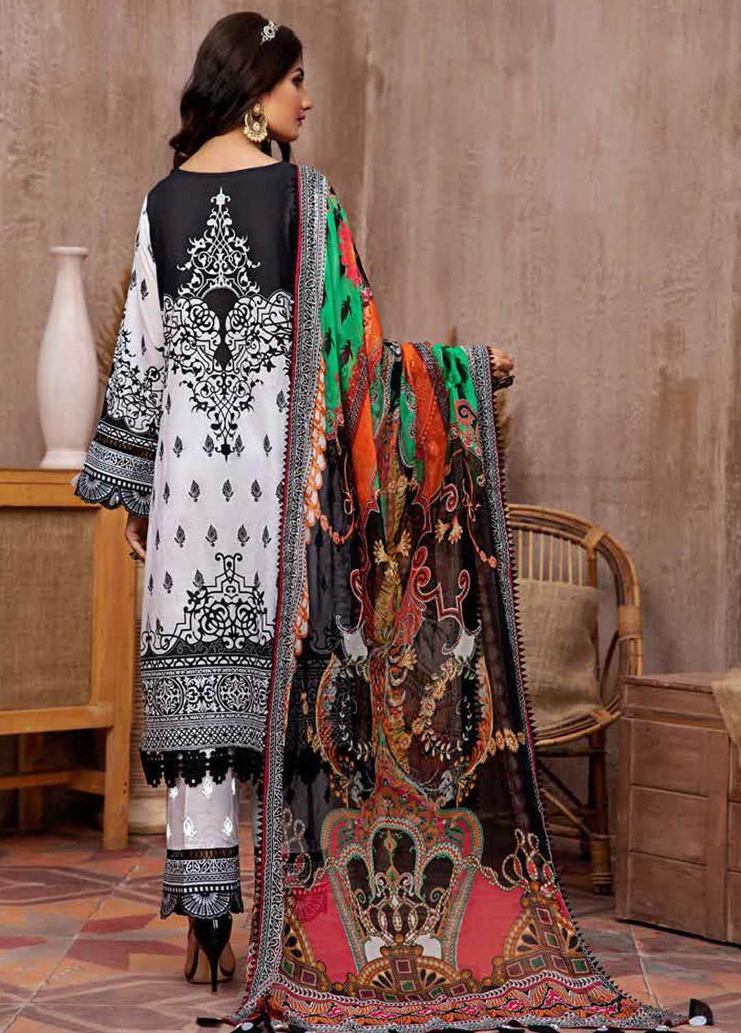 Jahanara Embroidered Lawn Suits Unstitched 3 Piece JN21L 05 - Summer Collection