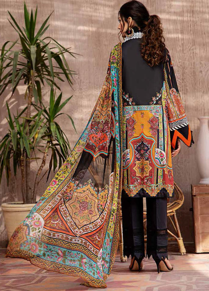 Jahanara Embroidered Lawn Suits Unstitched 3 Piece JN21L 09 - Summer Collection