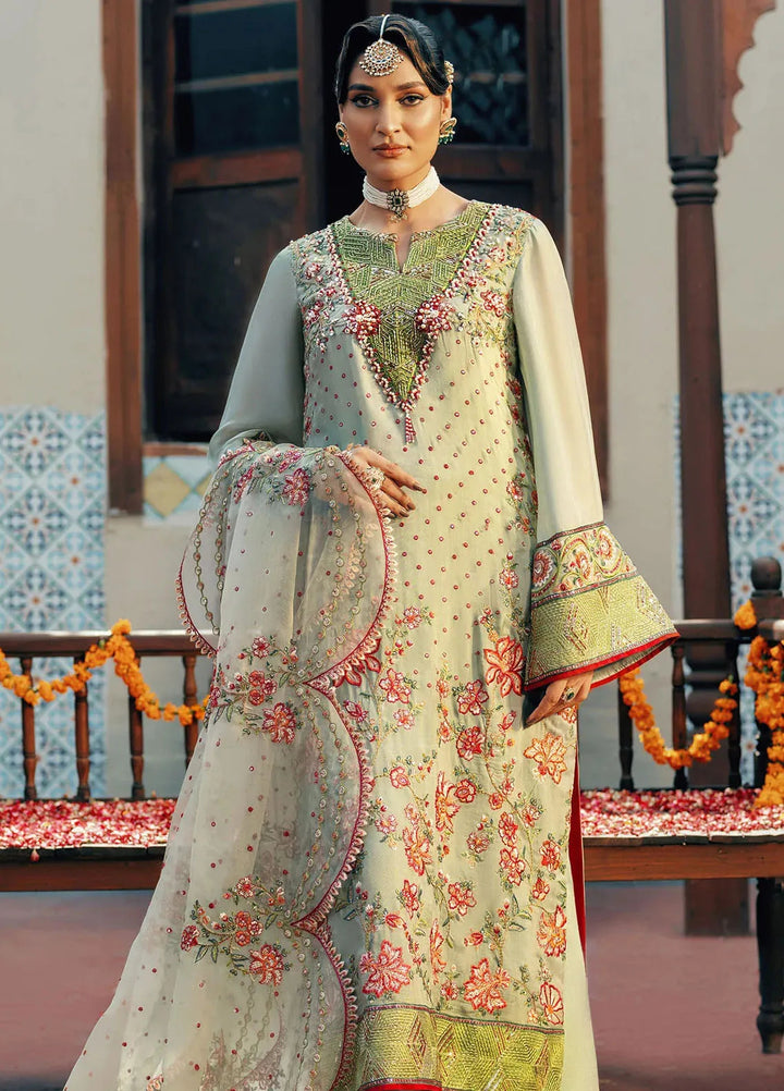 Jamnii Pret Embroidered Chiffon 3 Piece Suit Mumtaz