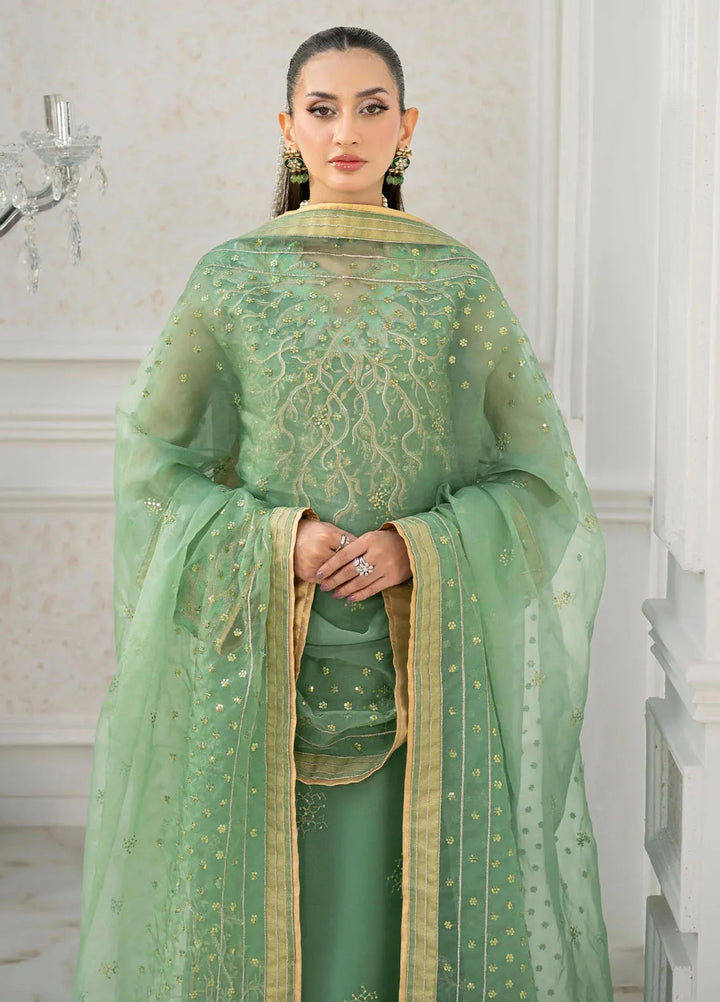 Jamnii Pret Embroidered Organza 3 Piece Suit Astrid