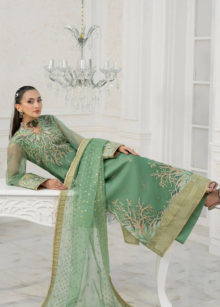 Jamnii Pret Embroidered Organza 3 Piece Suit Astrid