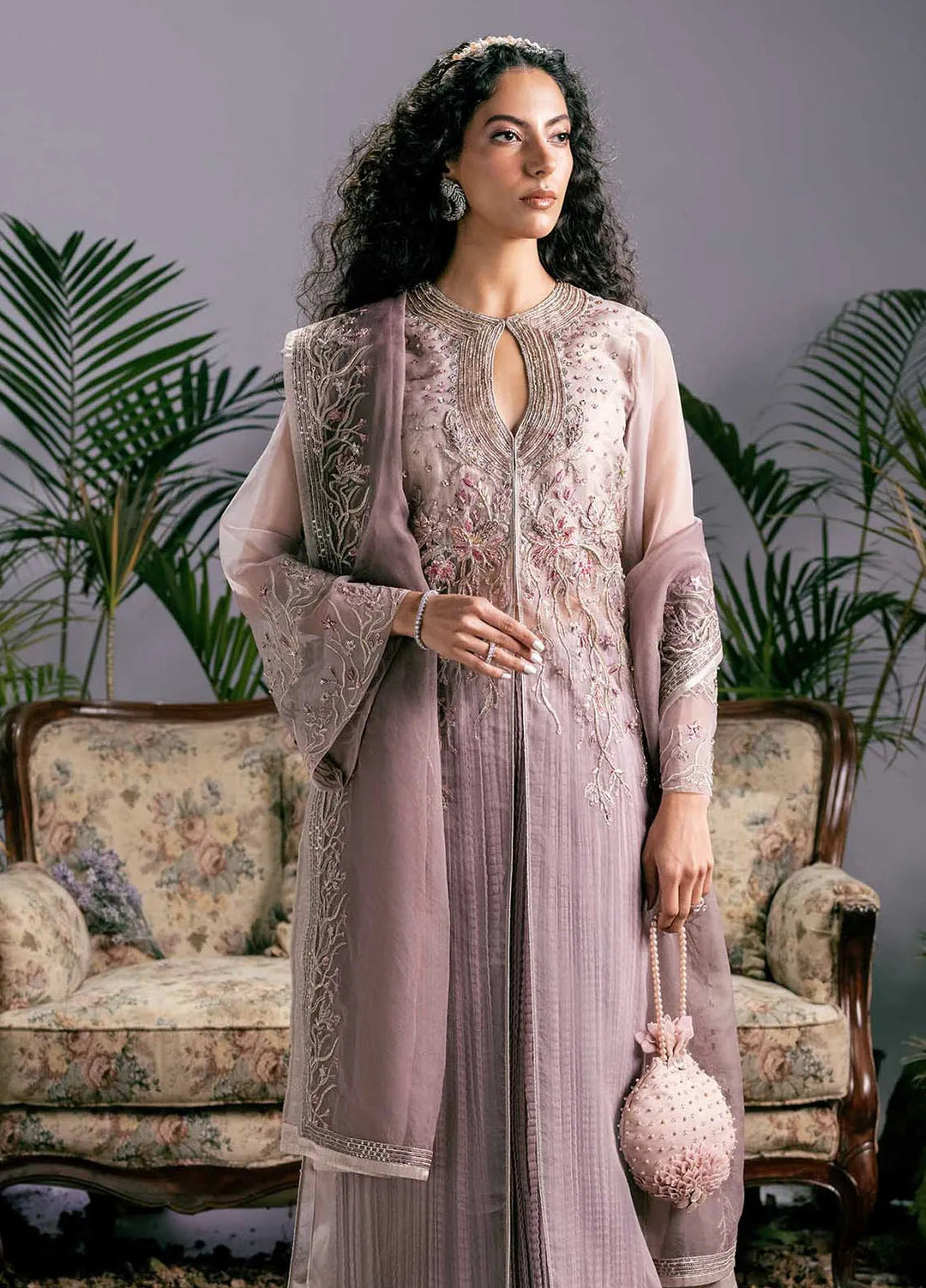 Jamnii Pret Embroidered Organza 3 Piece Suit Enchantment