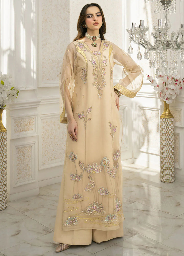 Jamnii Pret Embroidered Organza 3 Piece Suit Viana