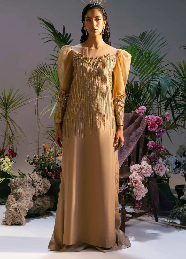 Jamnii Pret Embroidered Silk 2 Piece Suit Gleaming Meadow