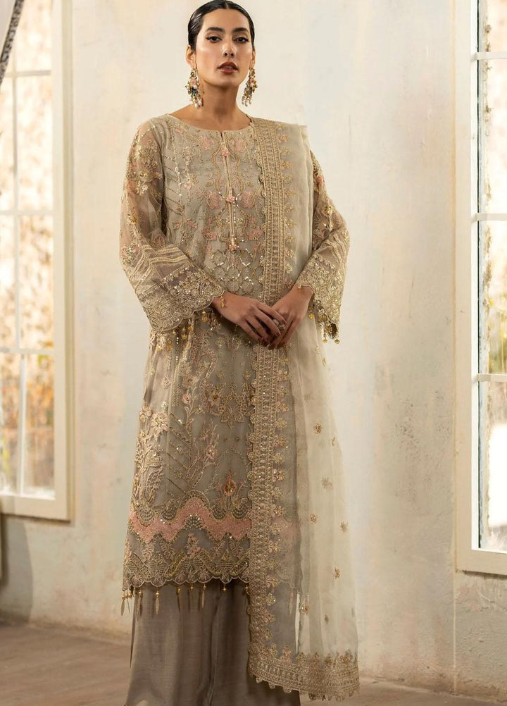 Mohagni Pret Embroidered Net 3 Piece Suit MGL-03 ELANA