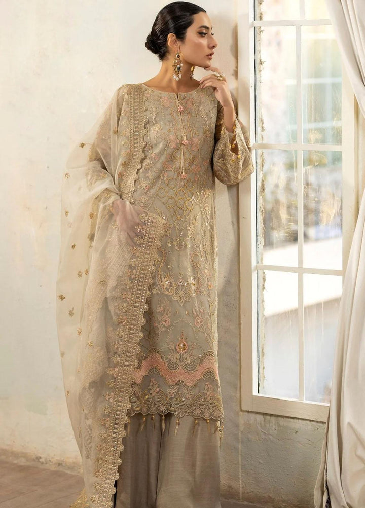 Mohagni Pret Embroidered Net 3 Piece Suit MGL-03 ELANA