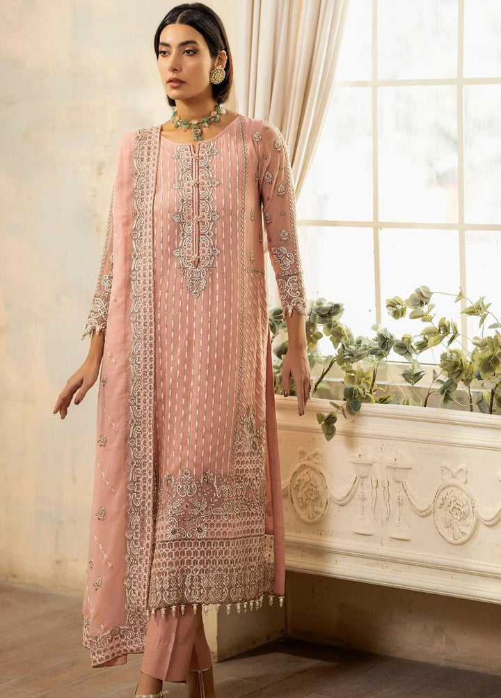 Mohagni Pret Embroidered Chiffon 3 Piece Suit MGL-04 EVENA
