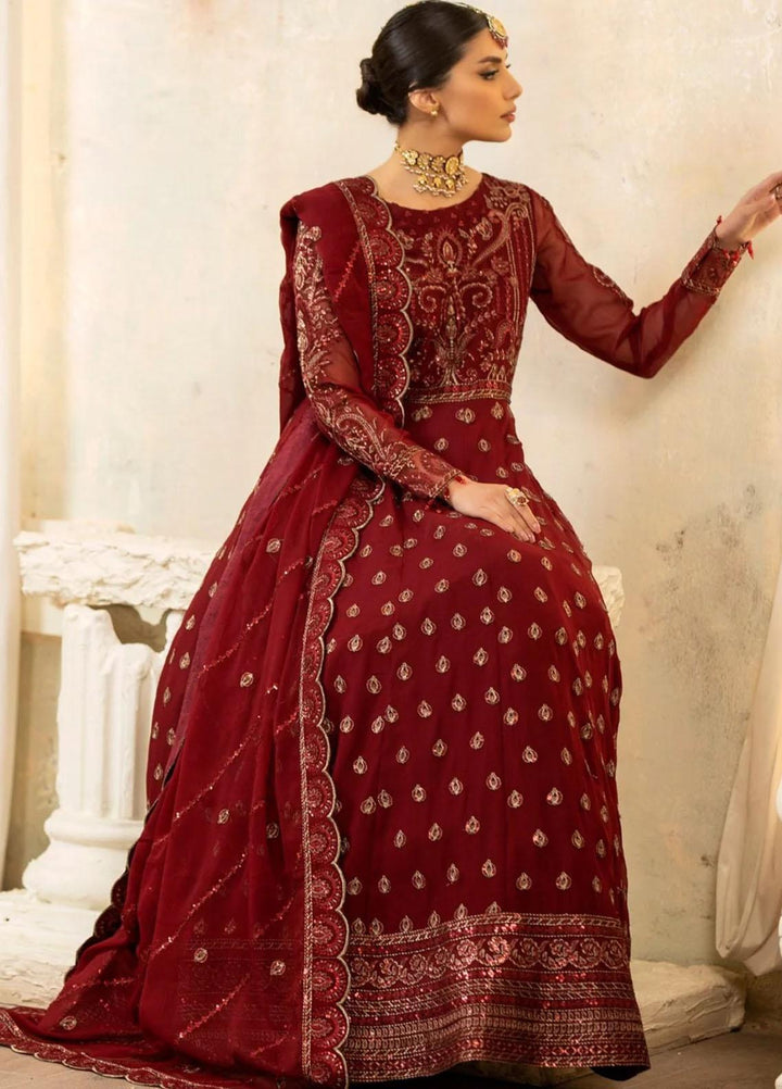 Mohagni Pret Embroidered Chiffon 3 Piece Suit MGL-05 ROSETTE