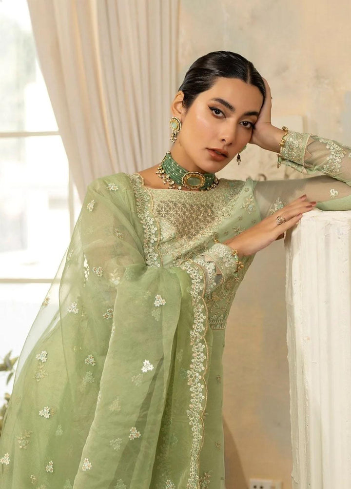 Janan By Mohagni Embroidered Net Suits Unstitched 3 Piece MGL-06 Kiara - Festive Collection