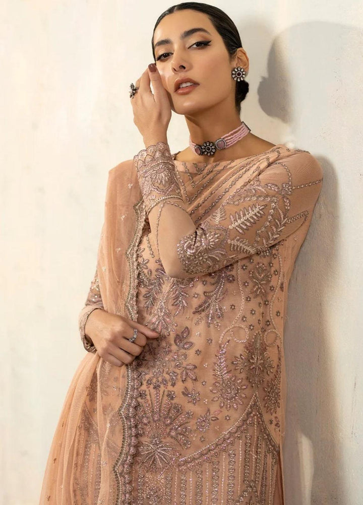 Janan By Mohagni Embroidered Net Suits Unstitched 3 Piece MGL-08 Niana - Festive Collection
