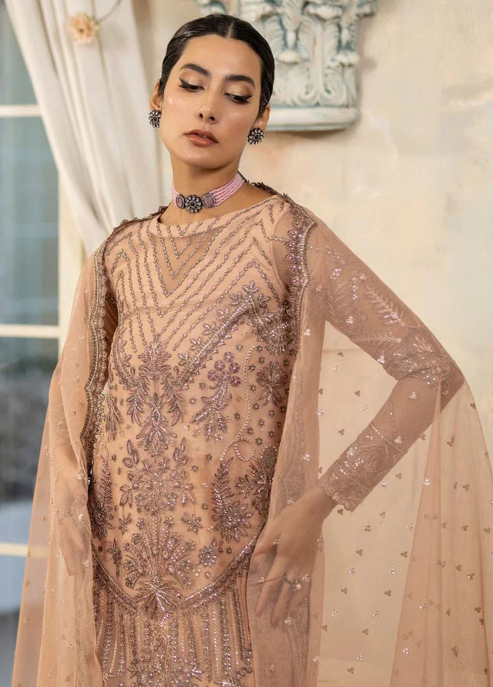 Janan By Mohagni Embroidered Net Suits Unstitched 3 Piece MGL-08 Niana - Festive Collection