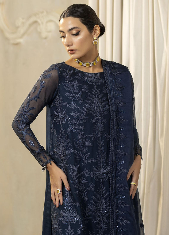 Janan By Mohagni Embroidered Chiffon Suits Unstitched 3 Piece MGL-10 Maya - Festive Collection
