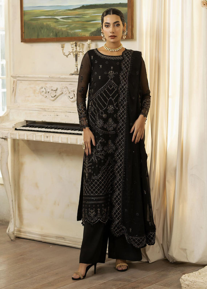 Janan By Mohagni Embroidered Chiffon Suits Unstitched 3 Piece MGL-13 Ayzel - Festive Collection