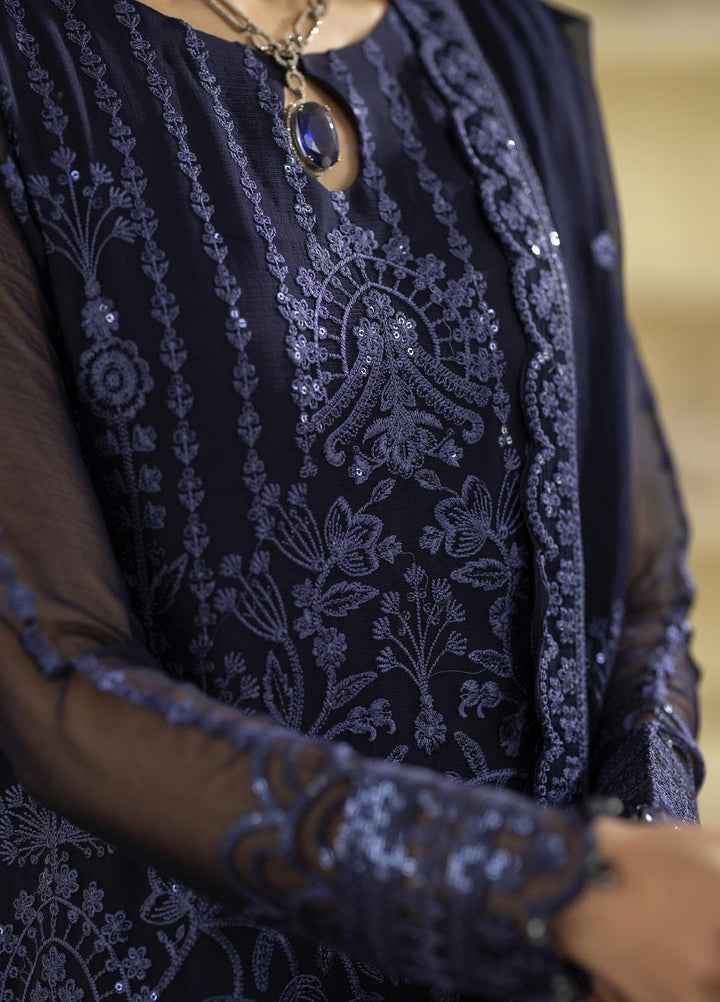 Janan By Mohagni Embroidered Chiffon Suits Unstitched 3 Piece MGL-15 Nyla - Festive Collection