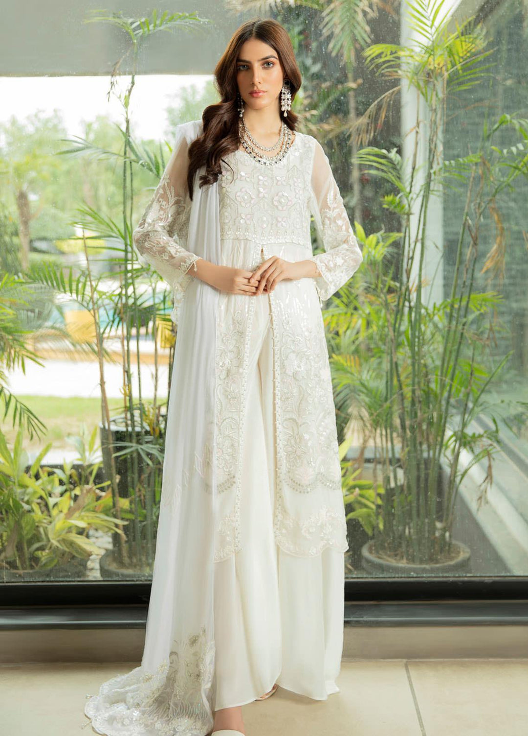 Jannan by Riaz Arts Embroidered Chiffon Suits Unstitched 3 Piece RA21JNF JP-03 - Festive Collection