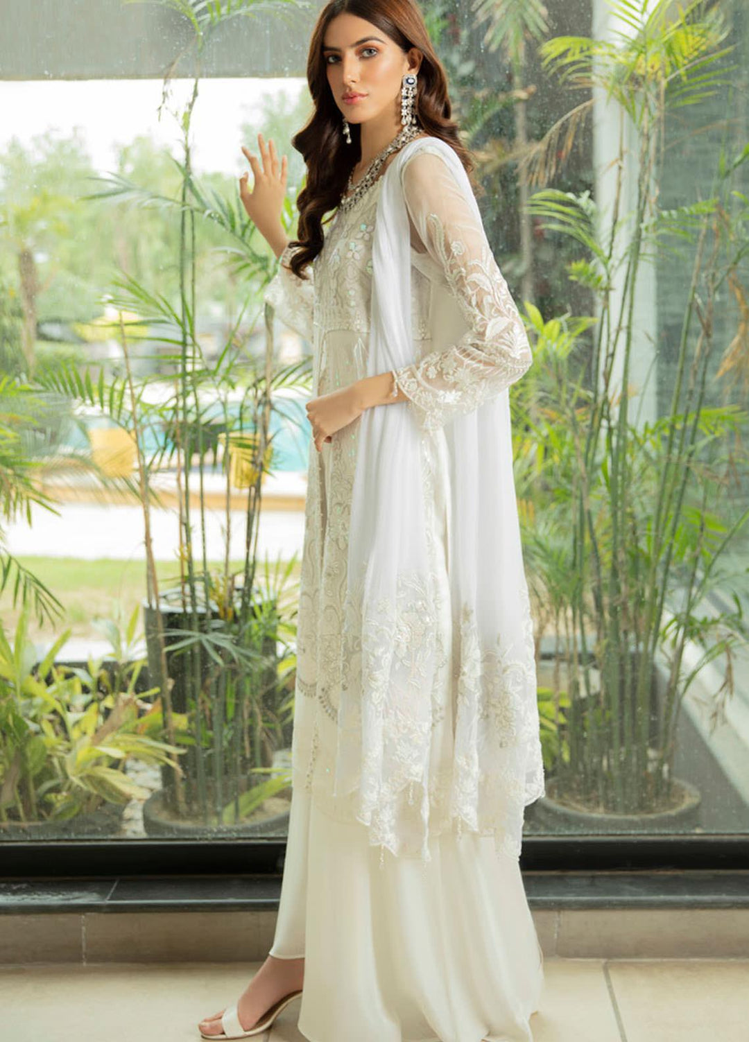 Jannan by Riaz Arts Embroidered Chiffon Suits Unstitched 3 Piece RA21JNF JP-03 - Festive Collection