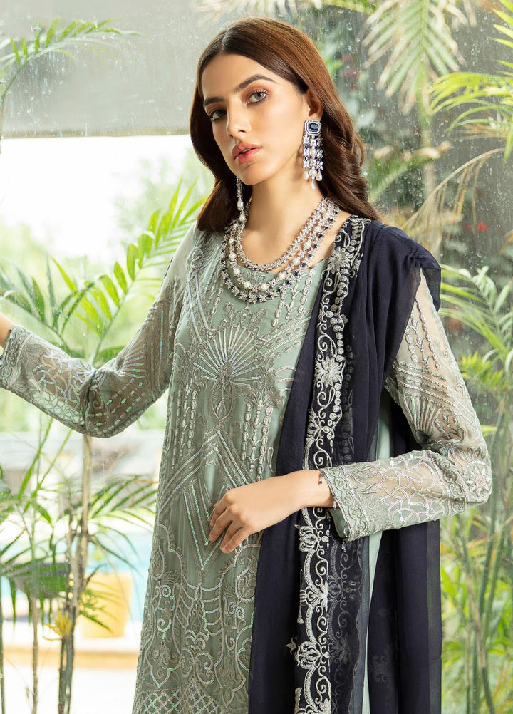 Jannan by Riaz Arts Embroidered Chiffon Suits Unstitched 3 Piece RA21JNF JP-04 - Festive Collection