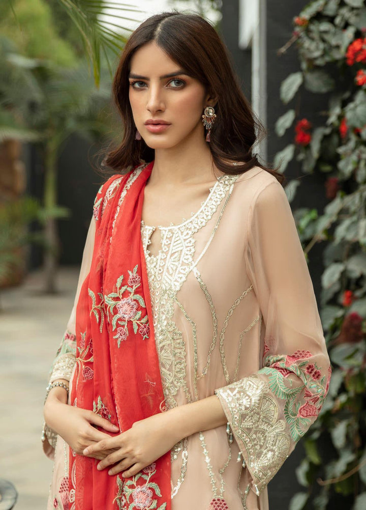 Jannan by Riaz Arts Embroidered Chiffon Suits Unstitched 3 Piece RA21JNF JP-05 - Festive Collection