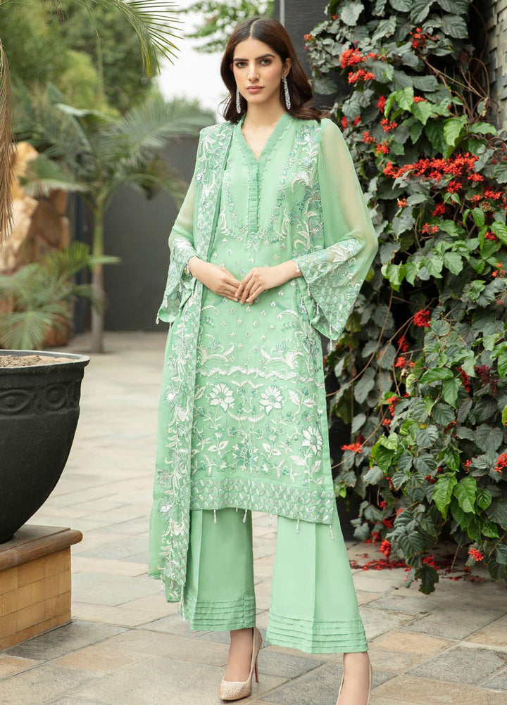 Jannan by Riaz Arts Embroidered Chiffon Suits Unstitched 3 Piece RA21JNF JP-07 - Festive Collection