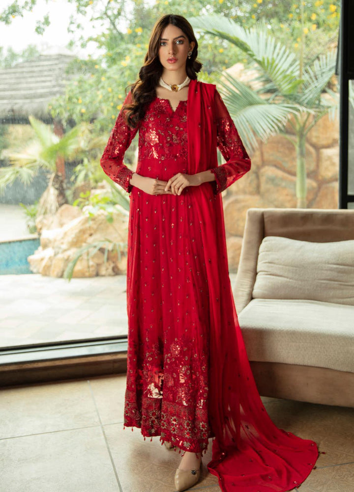Jannan by Riaz Arts Embroidered Chiffon Suits Unstitched 3 Piece RA21JNF JP-08 - Festive Collection