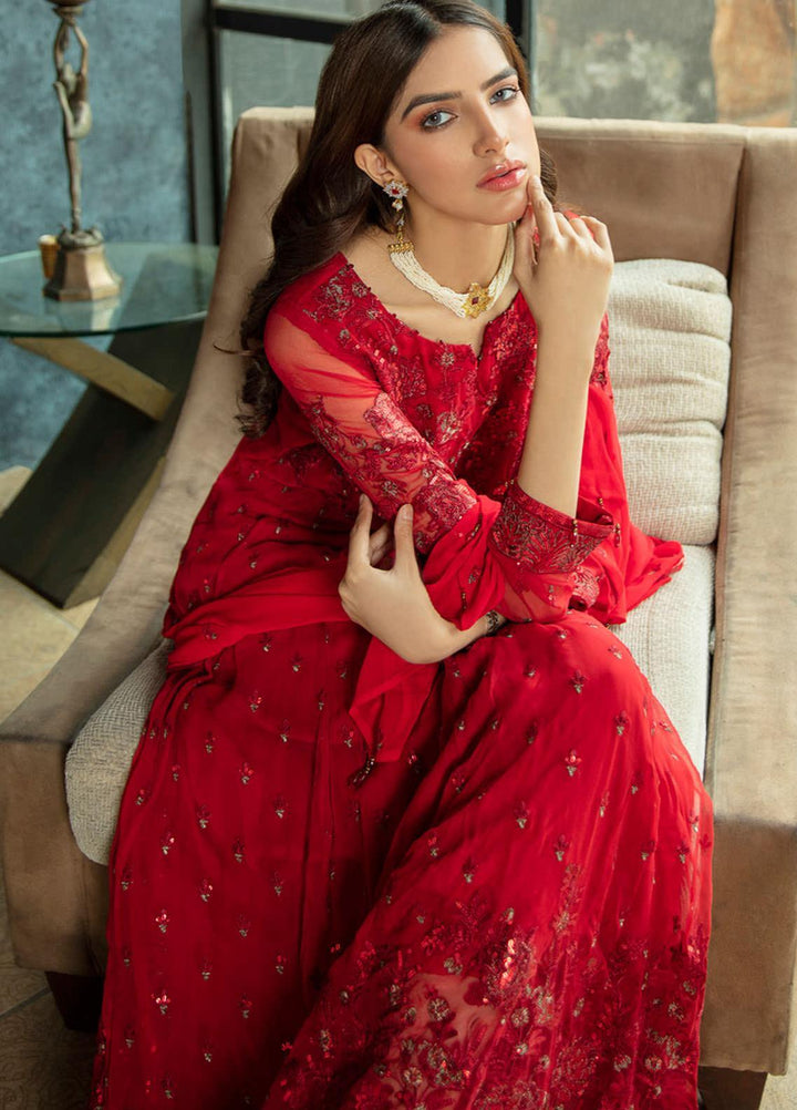 Jannan by Riaz Arts Embroidered Chiffon Suits Unstitched 3 Piece RA21JNF JP-08 - Festive Collection