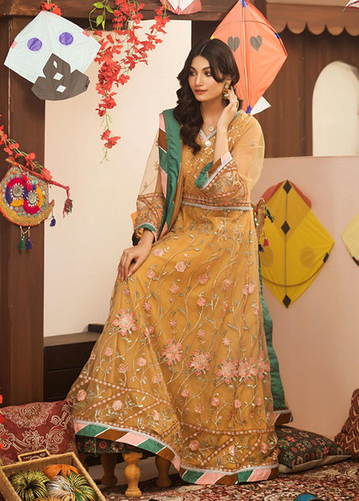 Jashan-e-Bahara By Noorma Kaamal Embroidered  Suits Unstitched 3 Piece NK23JB NK-JB01 - Festive Collection