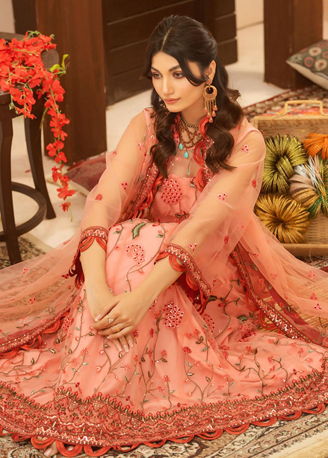 Jashan-e-Bahara By Noorma Kaamal Embroidered  Suits Unstitched 3 Piece NK23JB NK-JB03 - Festive Collection