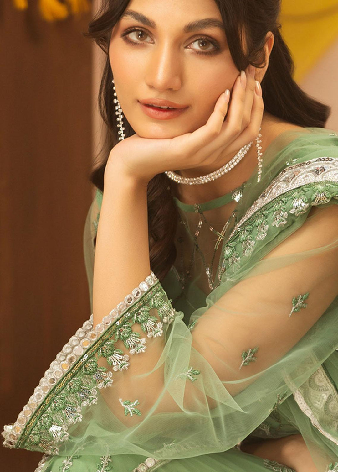 Jashan-e-Bahara By Noorma Kaamal Embroidered  Suits Unstitched 3 Piece NK23JB NK-JB04 - Festive Collection