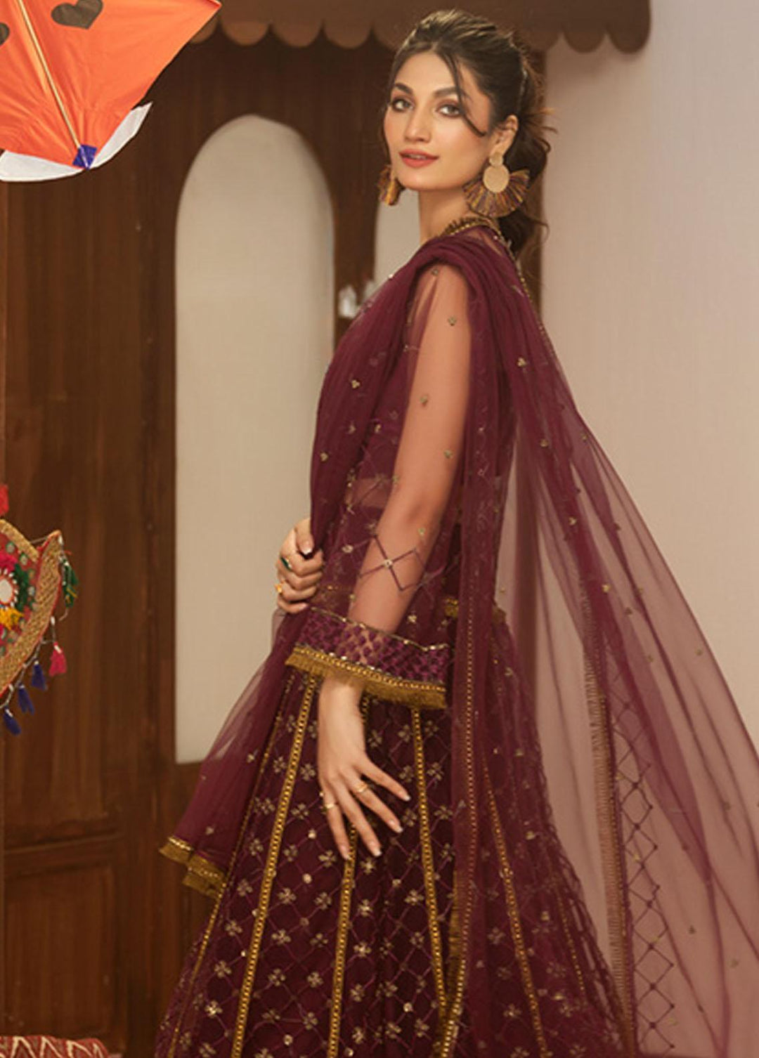 Jashan-e-Bahara By Noorma Kaamal Embroidered  Suits Unstitched 3 Piece NK23JB NK-JB08 - Festive Collection