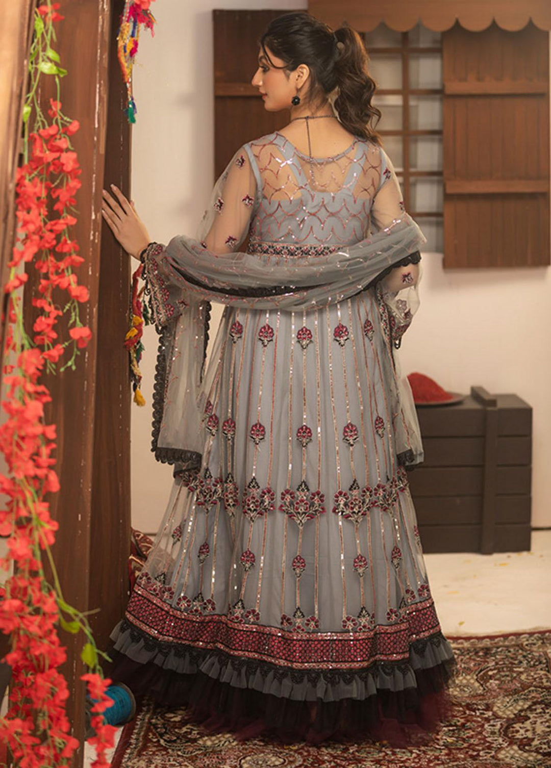 Jashan-e-Bahara By Noorma Kaamal Embroidered  Suits Unstitched 3 Piece NK23JB NK-JB10 - Festive Collection