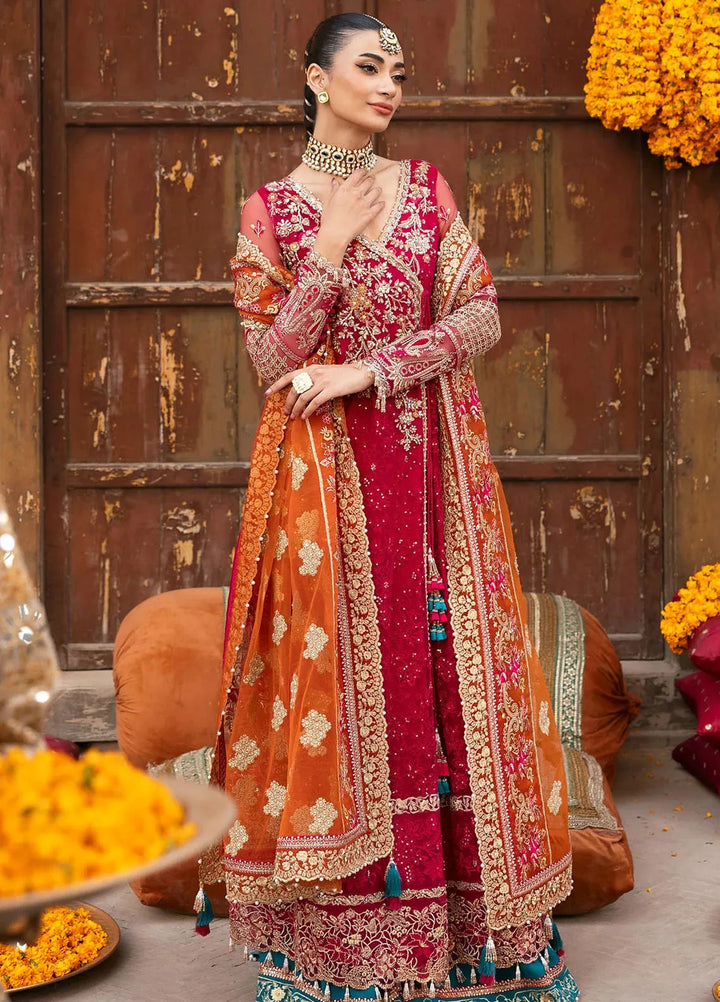 Jashn by Imrozia Serene Embroidered Net Suit Unstitched 3 Piece IM25J SB-36 Janaan - Formals Collection