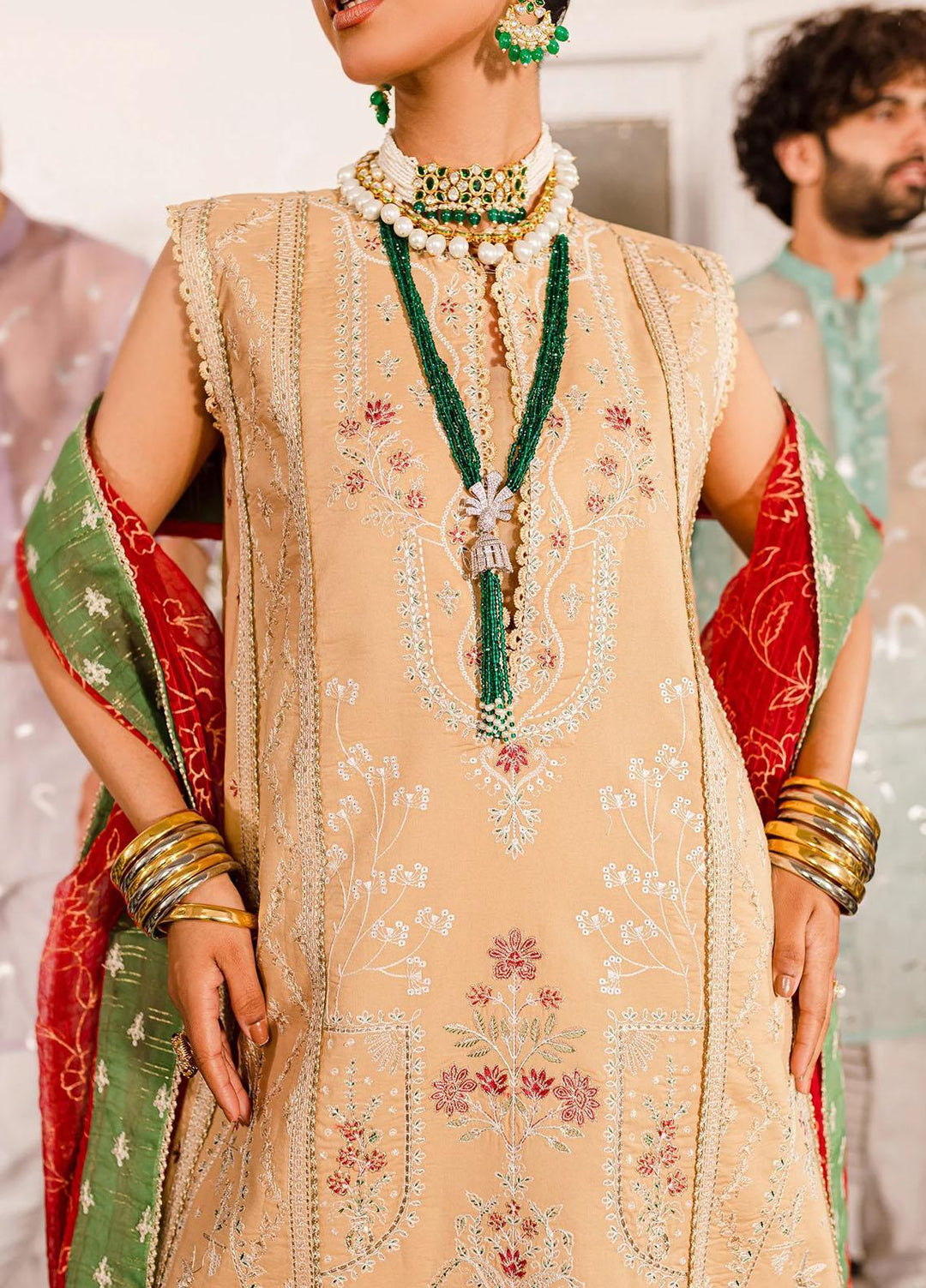 Jashn-e-Eid By Maryum N Maria Embroidered Lawn Suits Unstitched 3 Piece MNM23JE MLFD148 Spirit - Festive Collection