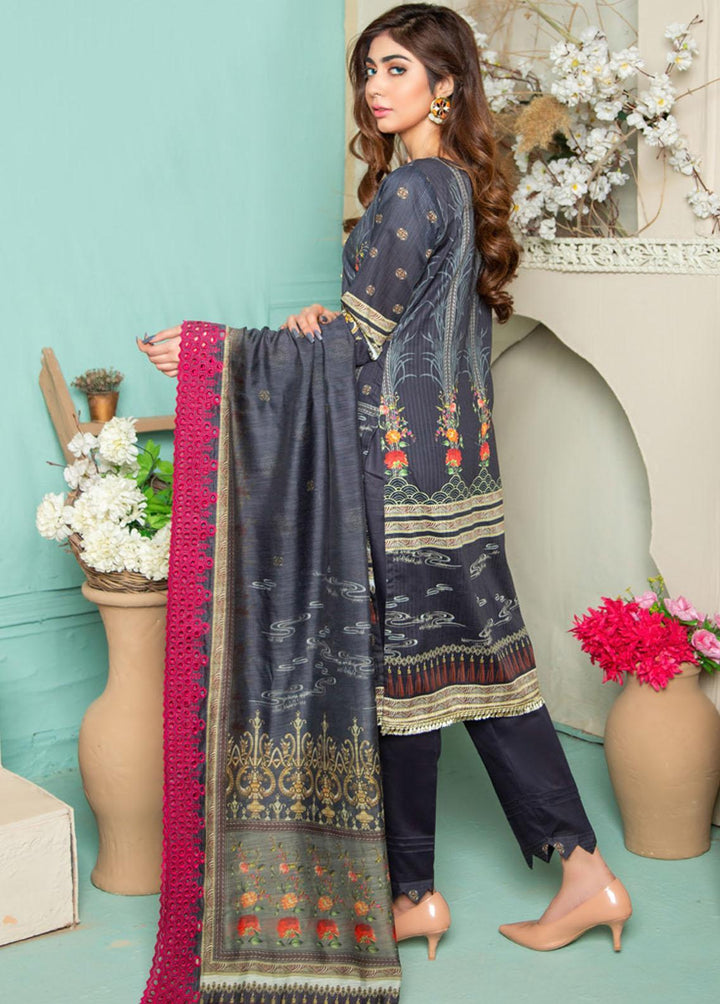 Jasmine By MTF Embroidered Lawn Suits Unstitched 3 Piece MTF22J 03 - Summer Collection