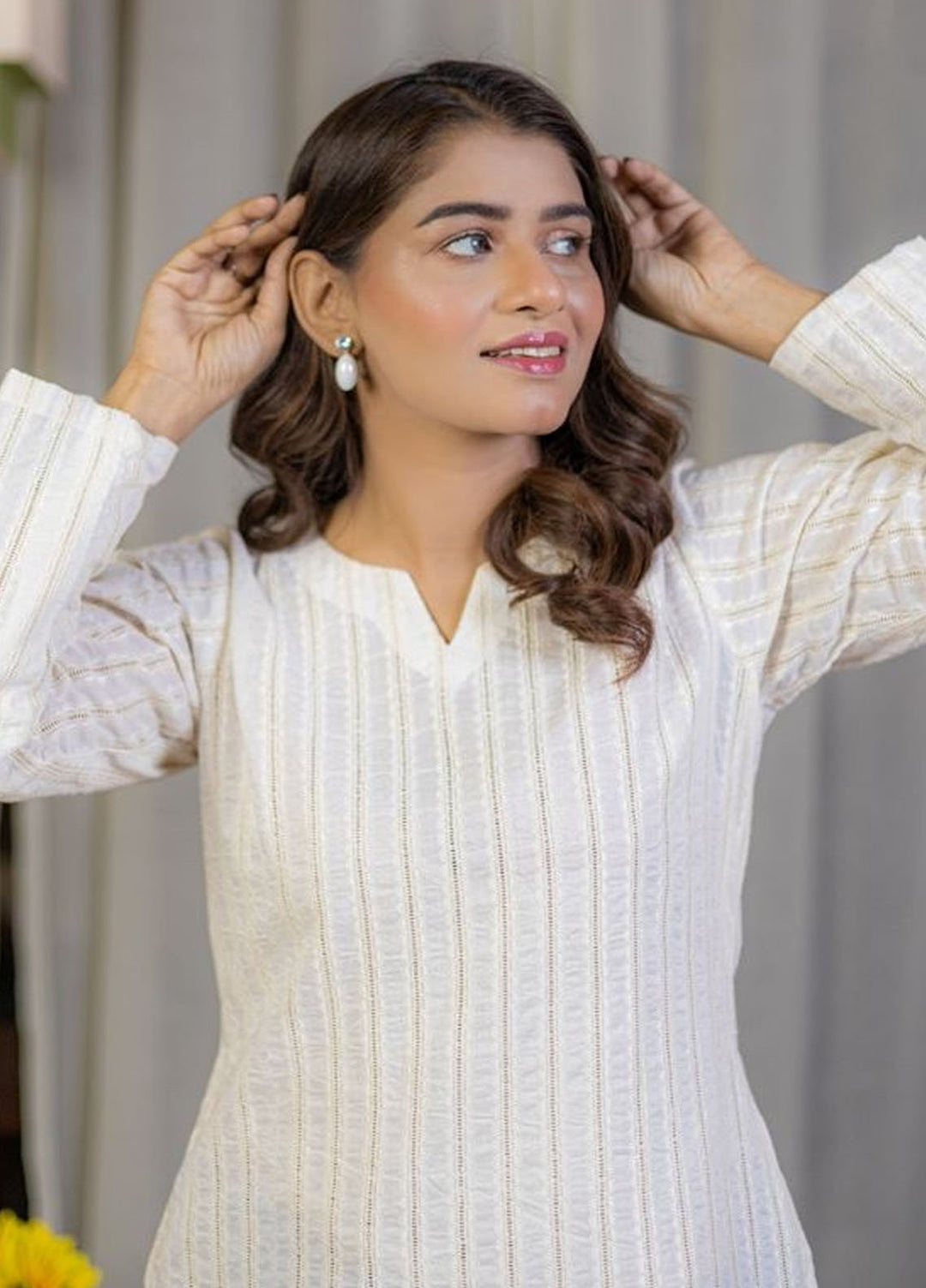 Javeria Khalid Pret Embroidered Lawn 1 Piece Chandni Raah