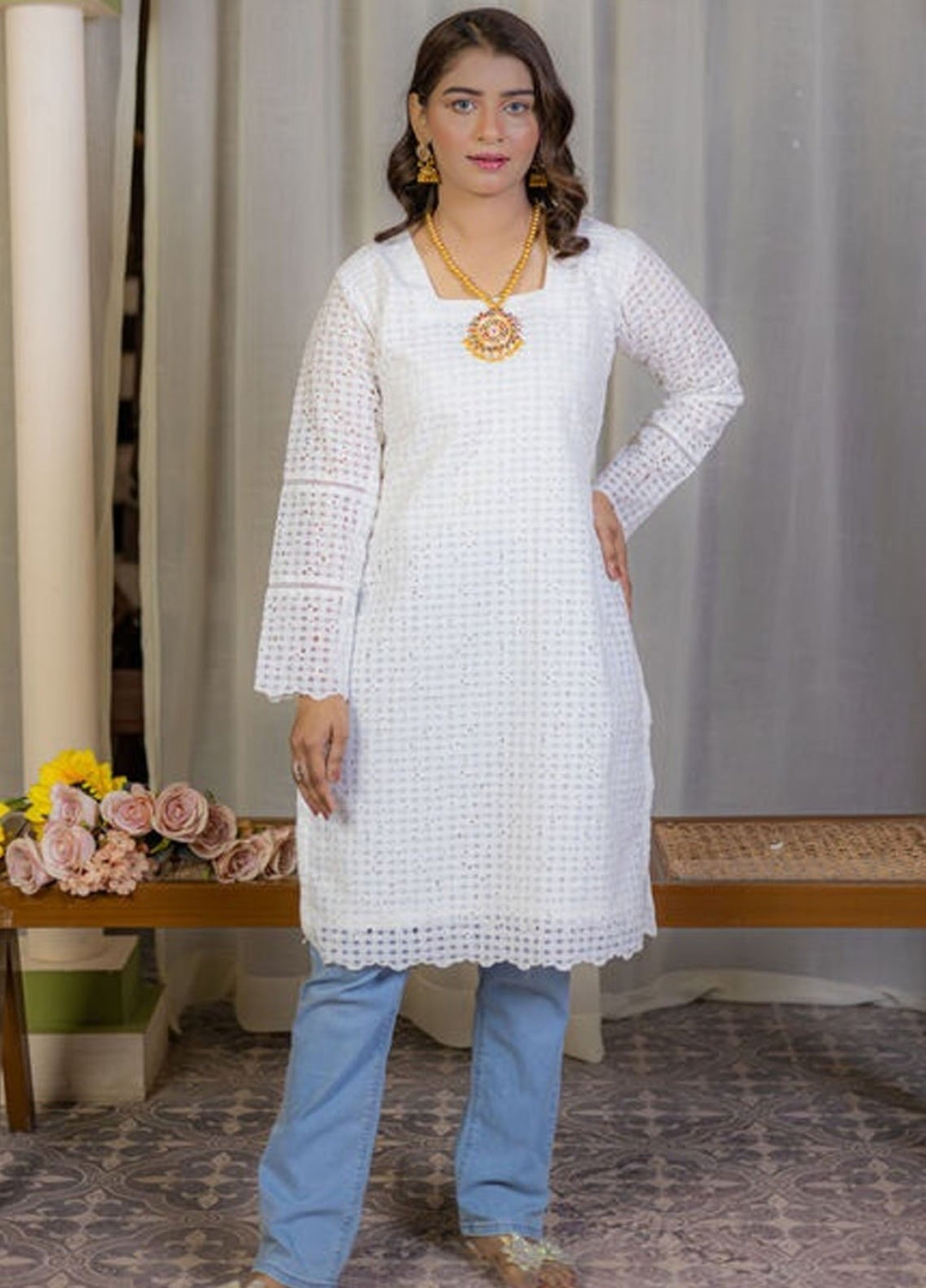 Javeria Khalid Pret Embroidered Lawn 1 Piece Noor e Nazakat