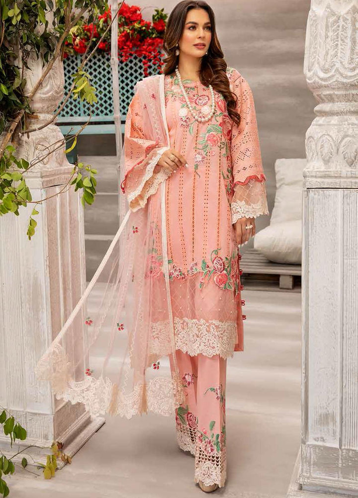 Jazmin By Adan's Libas Embroidered Lawn Suits Unstitched 3 Piece AL21J 01 Festival Fanatic - Luxury Collection