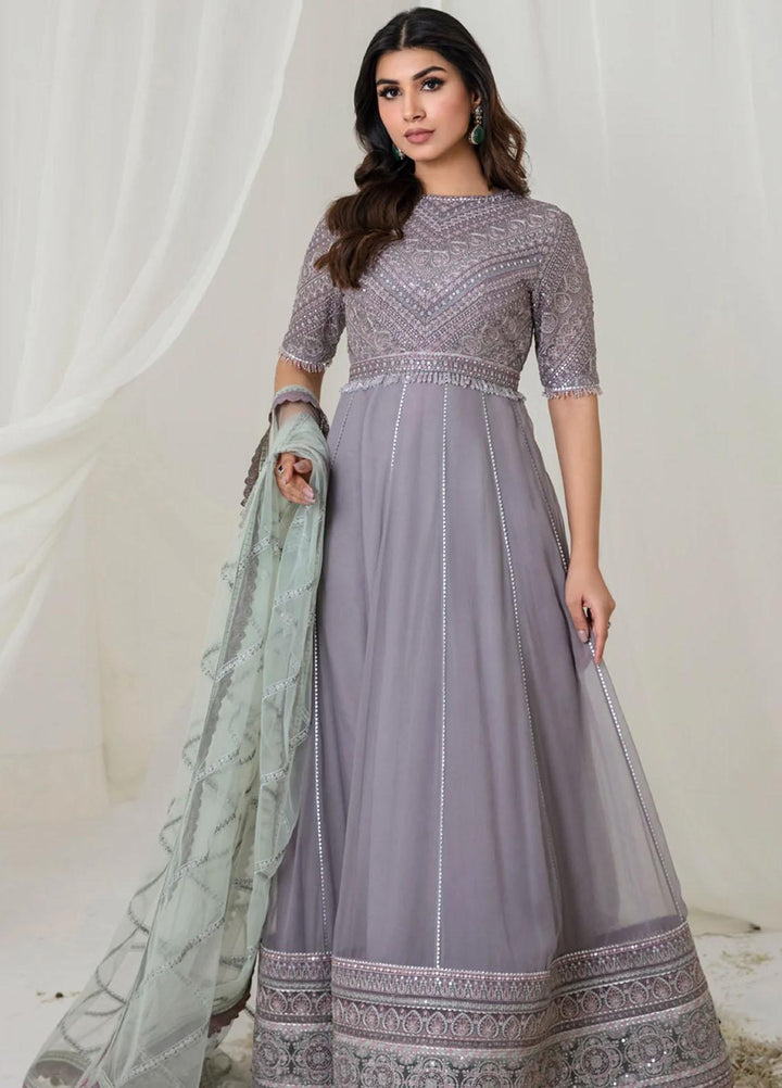 Jazmin Embroidered Chiffon Suits Unstitched 3 Piece JZ23OE Reva - Formal Collection