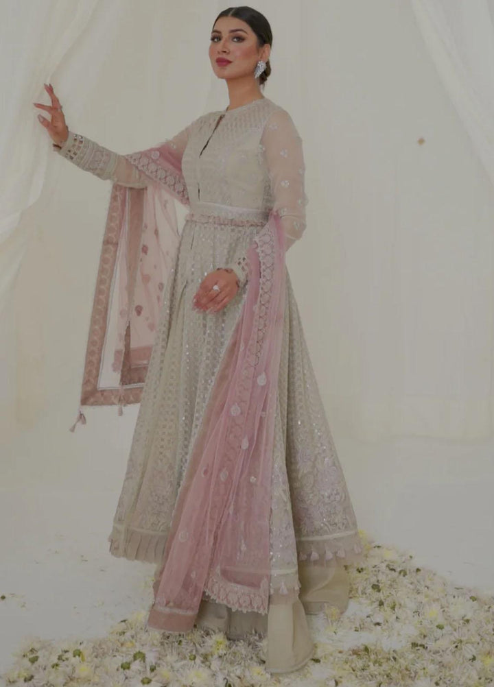 Jazmin Embroidered Chiffon Suits Unstitched 3 Piece JZ23OE Zelena - Formal Collection