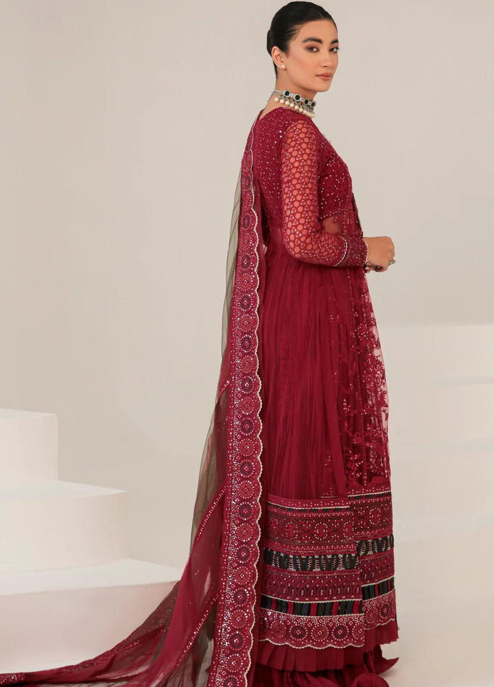 Jazmin Embroidered Net Suits Unstitched 3 Piece JZ23OE Raisel - Formal Collection