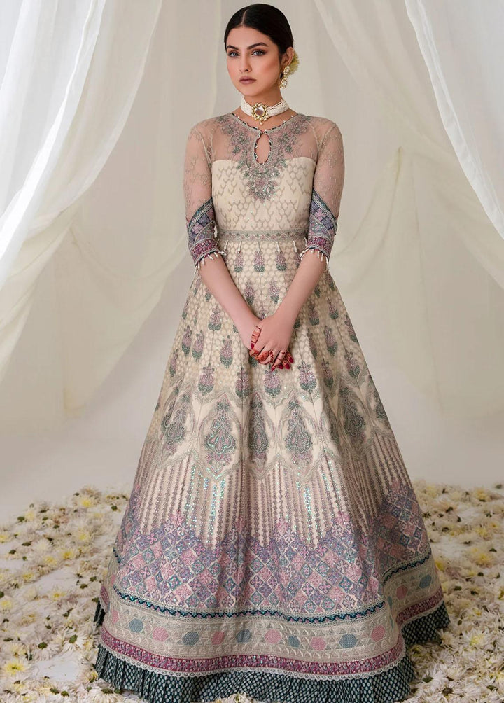 Jazmin Embroidered Net Suits Unstitched 3 Piece JZ23E 04 Klara - Exclusive Collection