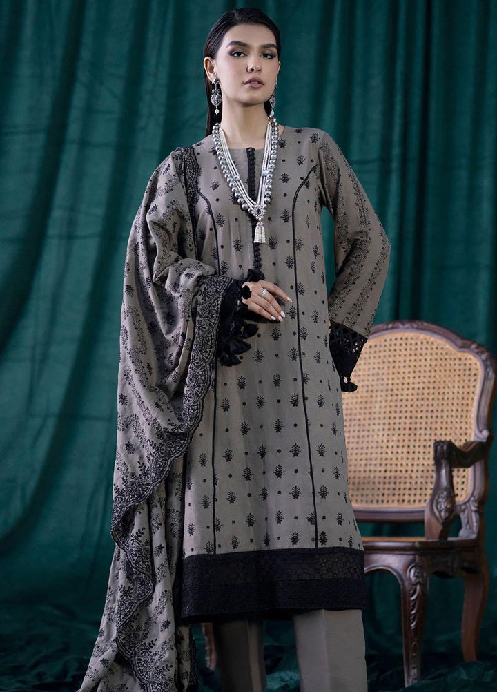 Jehan By Motifz Embroidered Khaddar Suits Unstitched 3 Piece MT23J 4352 Elif - Winter Collection