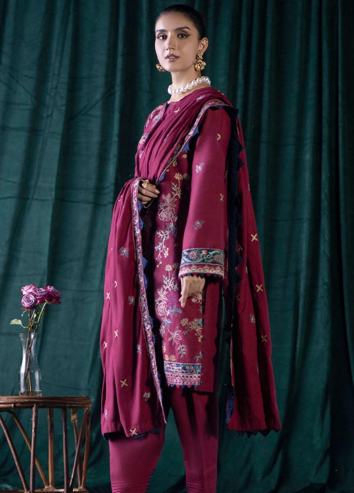 Jehan By Motifz Embroidered Khaddar Suits Unstitched 3 Piece MT23J 4357 Chione - Winter Collection