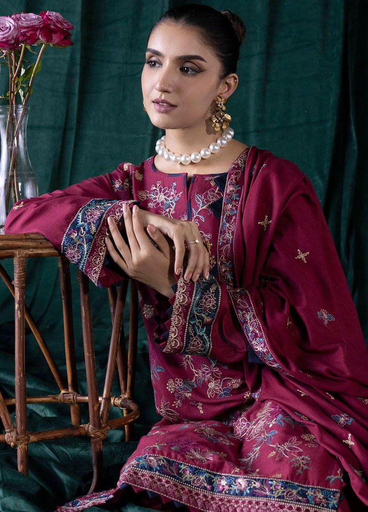 Jehan By Motifz Embroidered Khaddar Suits Unstitched 3 Piece MT23J 4357 Chione - Winter Collection