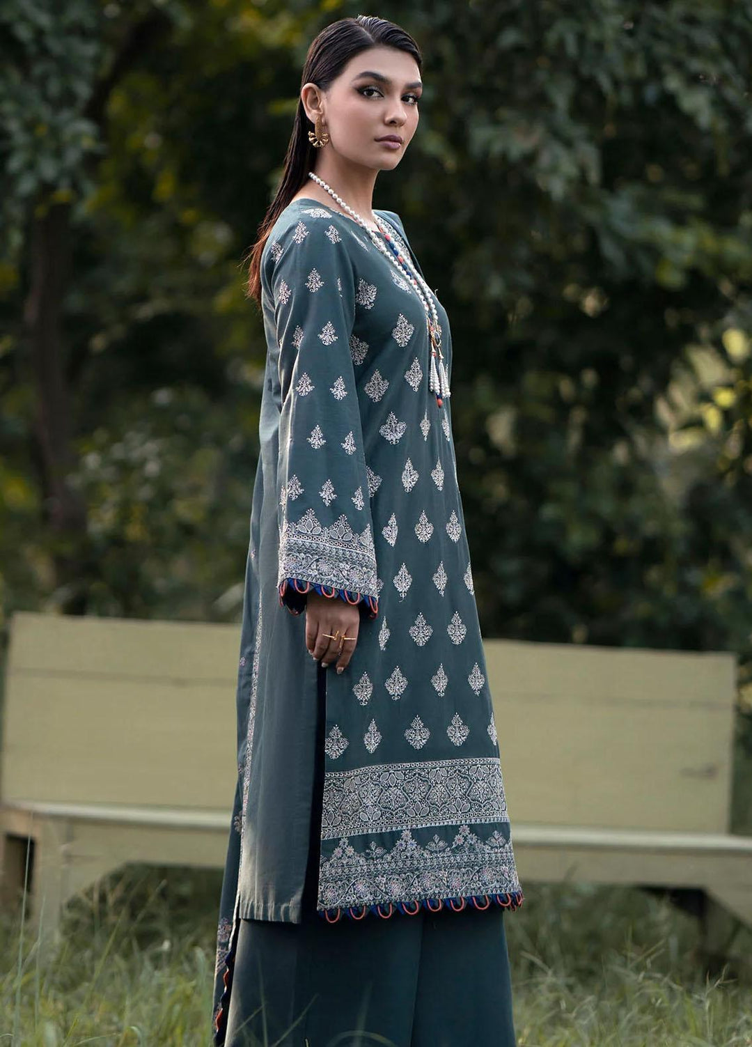 Jehan By Motifz Embroidered Khaddar Suits Unstitched 3 Piece MT23J 4358 Mandisa - Winter Collection