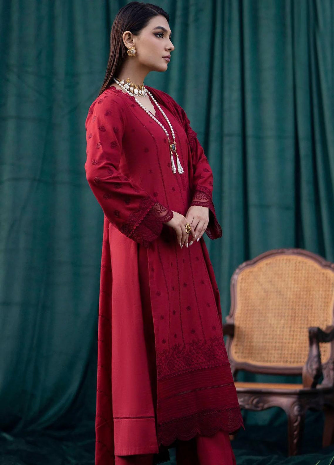 Jehan By Motifz Embroidered Khaddar Suits Unstitched 3 Piece MT23J 4359 Diba - Winter Collection