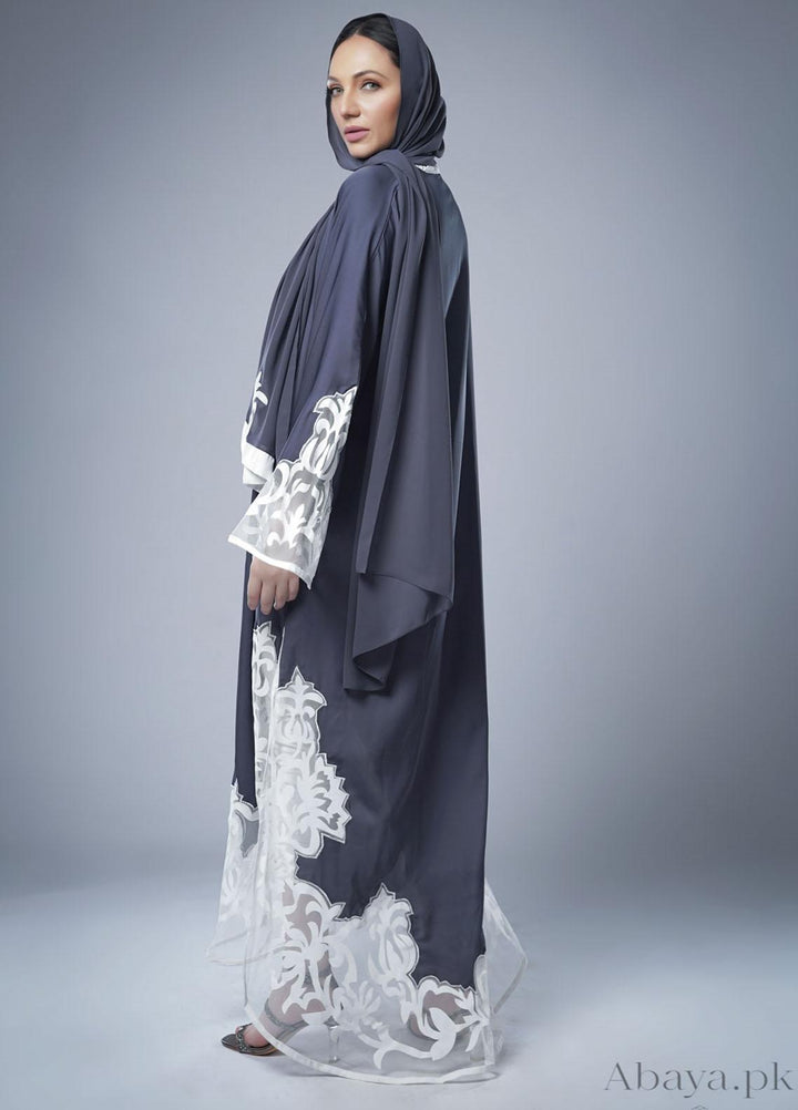 Abaya pk Luxury Nida Pret Abaya ABA22JW Diva Grey